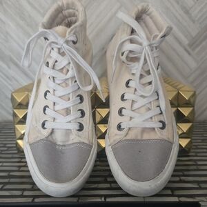 Blowfish Malibu White High-Top Sneakers